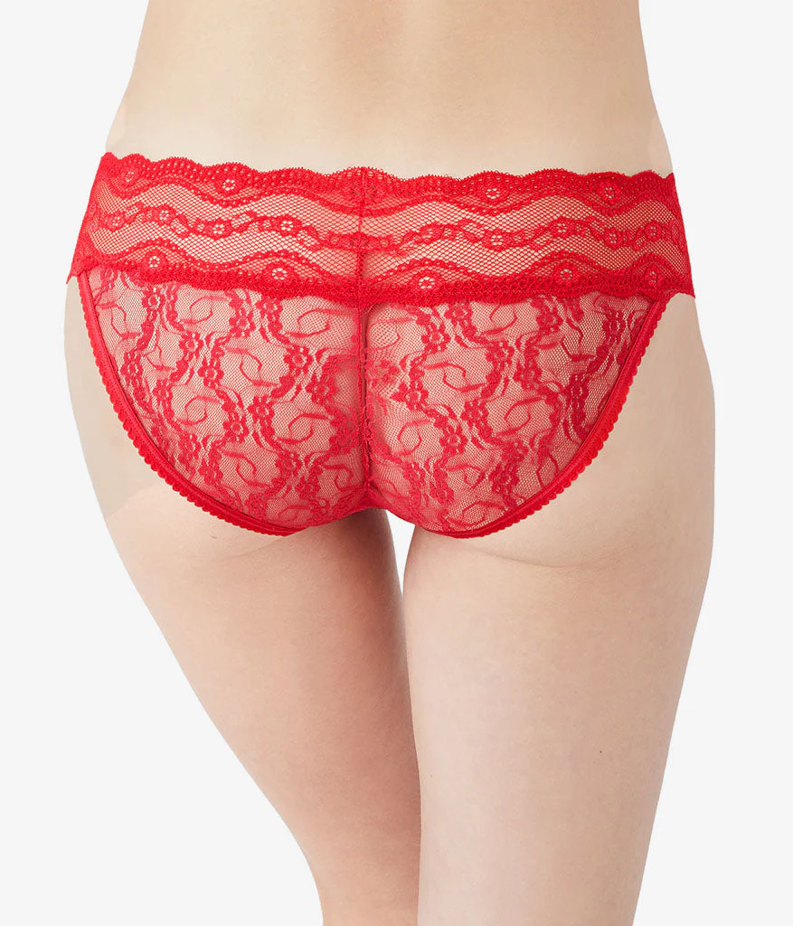 Lace Kiss Bikini Panty Pack: White/Crimson Red/Night - Image 5