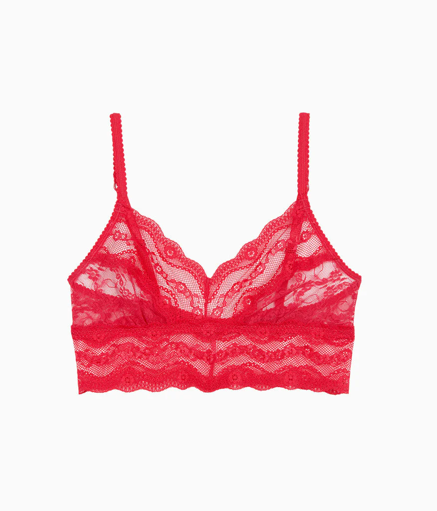 Lace Kiss Bralette: Crimson Red - Image 5