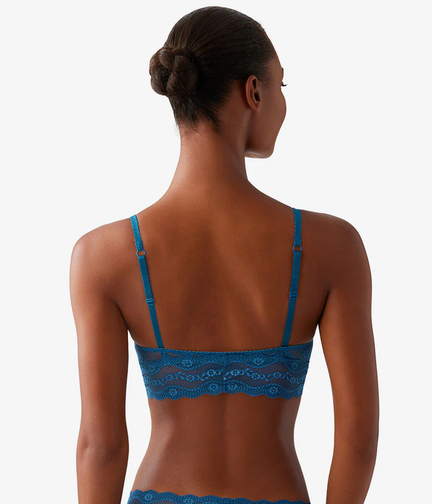 Lace Kiss Bralette: Moroccan Blue - Image 3