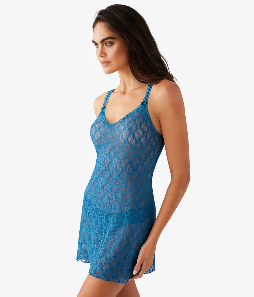 Lace Kiss Chemise: Moroccan Blue - Image 2