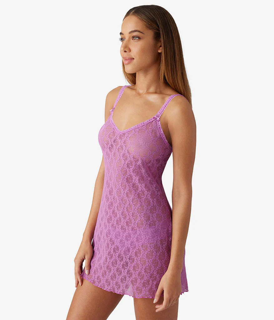 Lace Kiss Chemise: Mulberry - Image 2