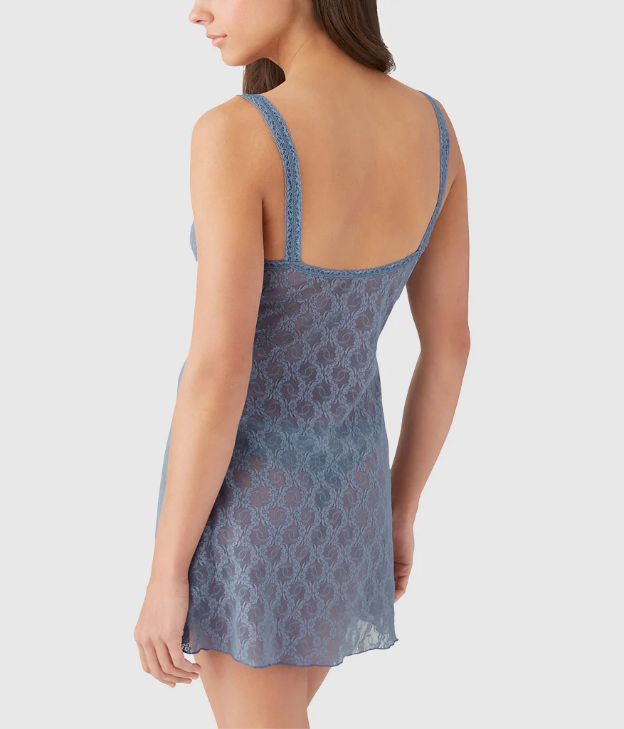 Lace Kiss Chemise: Soft Sky - Image 3