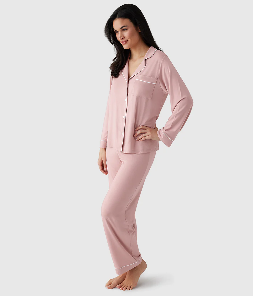 Lease to Lounge Pajama Set: Blush Pink - Image 3