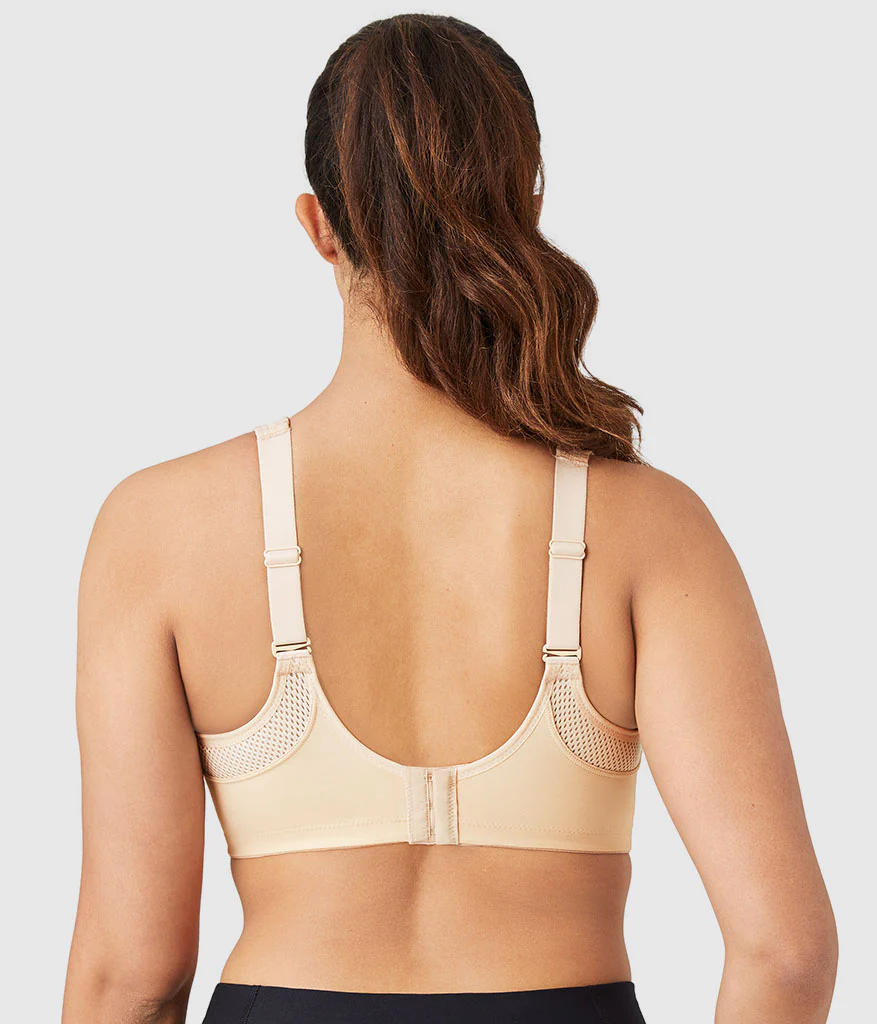 Lindsey Sport Contour Underwire Bra: Sand - Image 3