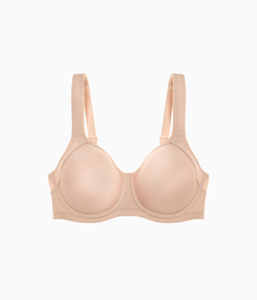 Lindsey Sport Contour Underwire Bra: Sand - Image 6