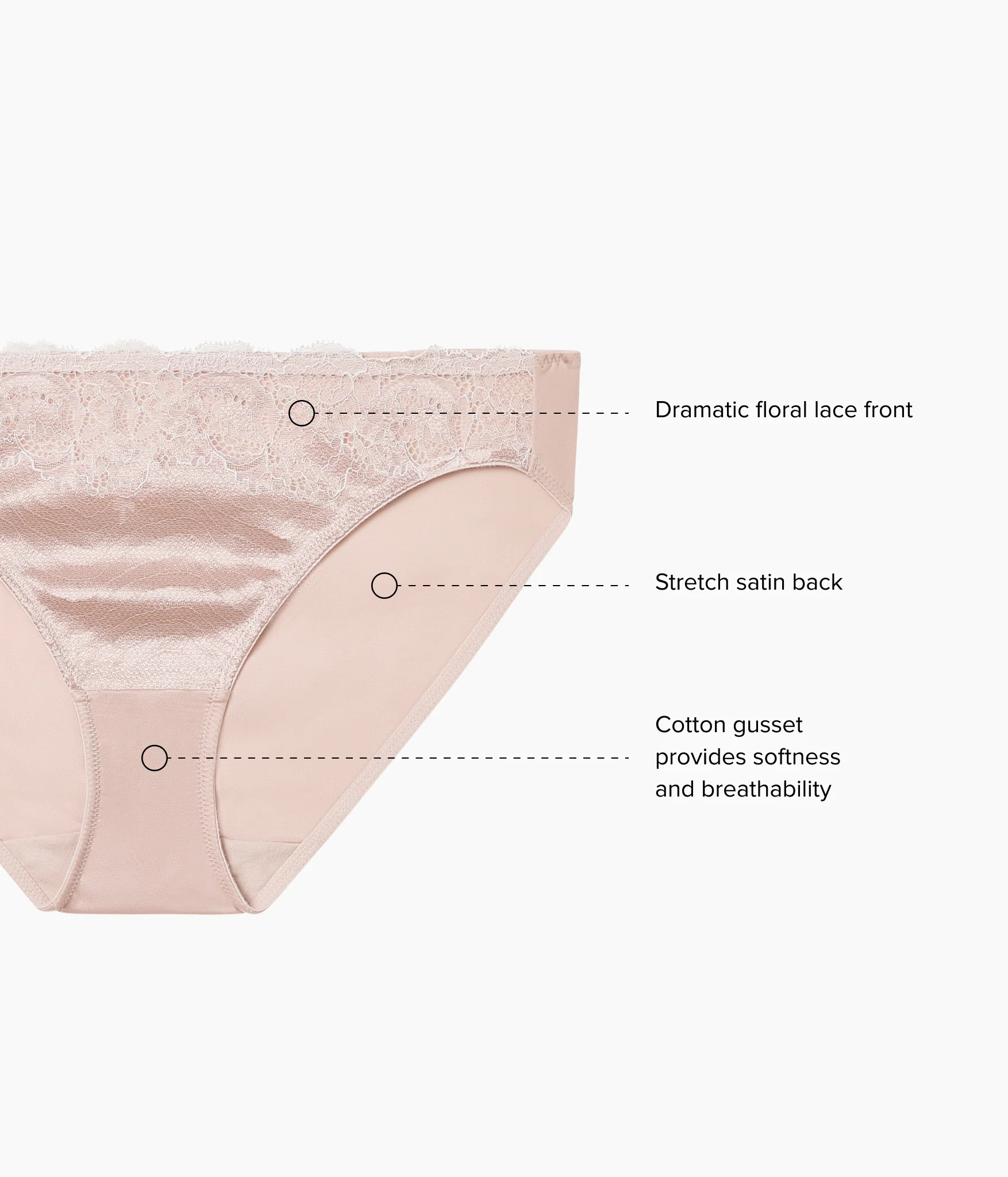 Modern Affair Bikini: Rose Dust/Angel Wing - Image 5