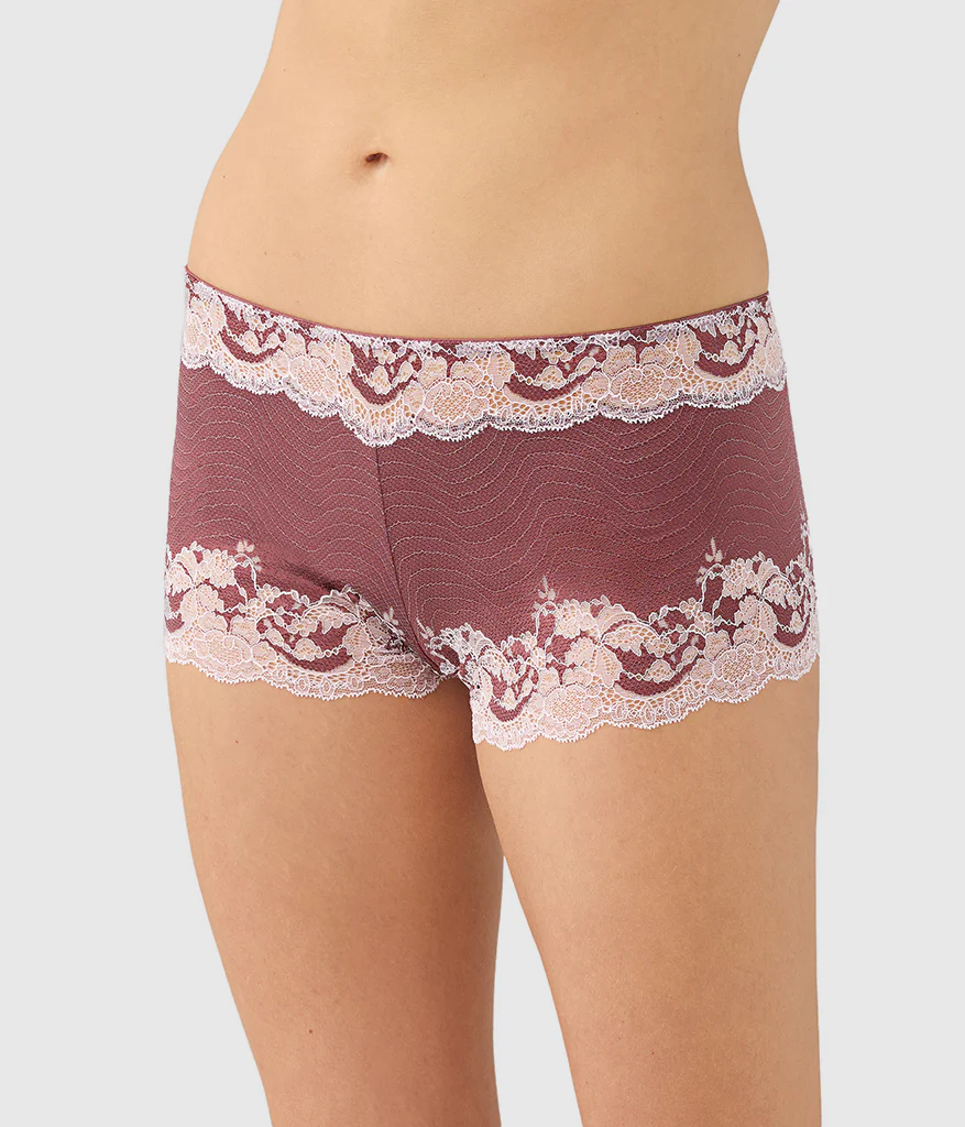Modern Affair Boyshort: Rose Brown/Cradle Pink - Image 2