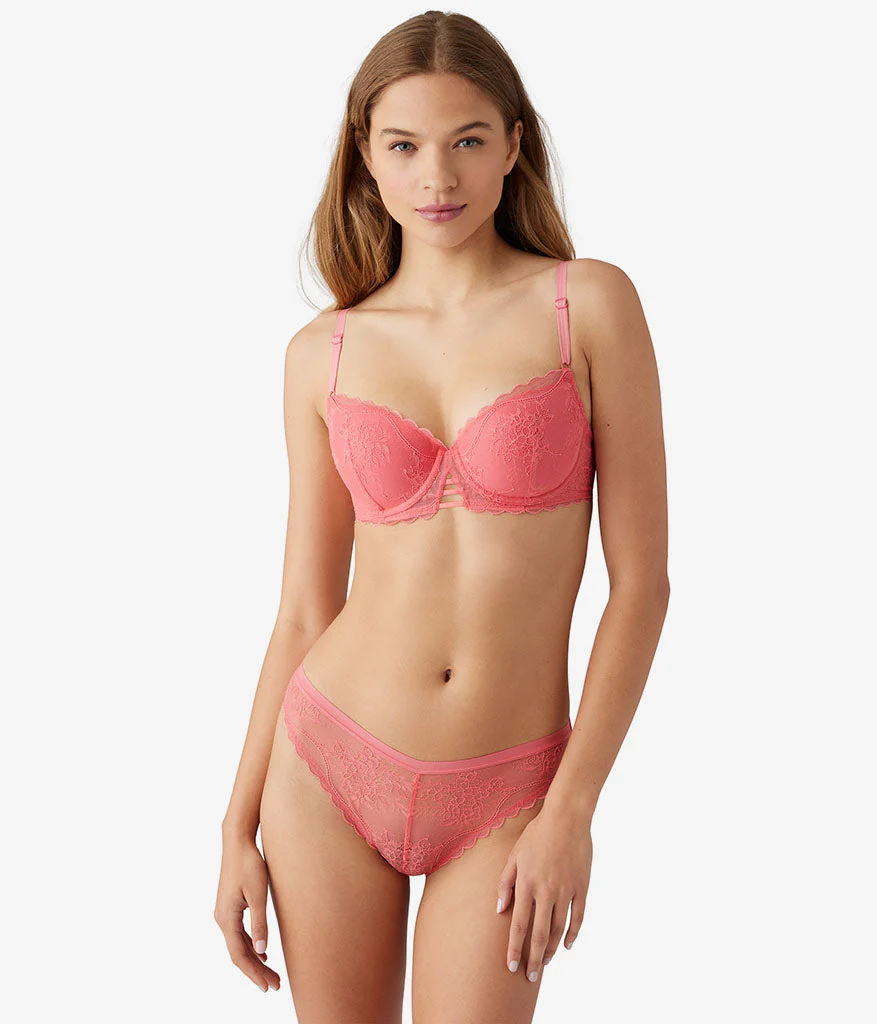 No Strings Attached Contour Bra: Tea Rose - Image 4