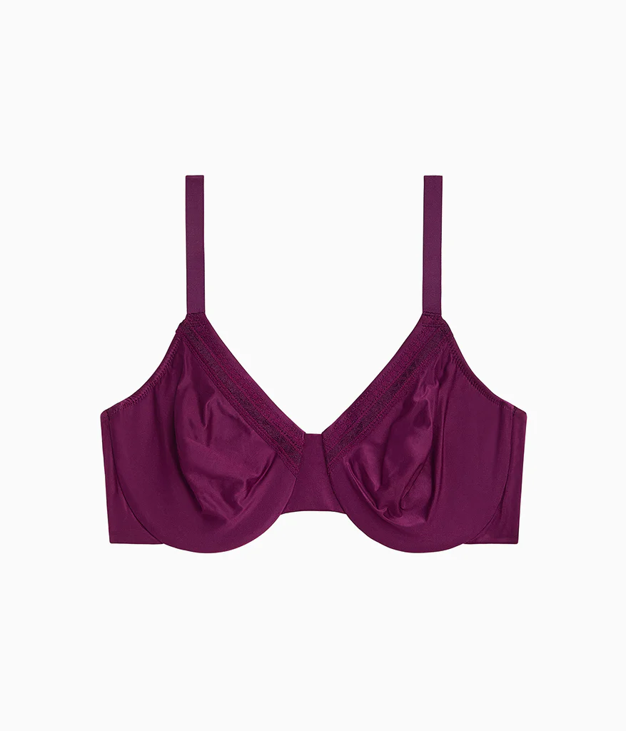 Perfect Primer Full Figure Underwire Bra: Winter Bloom - Image 4