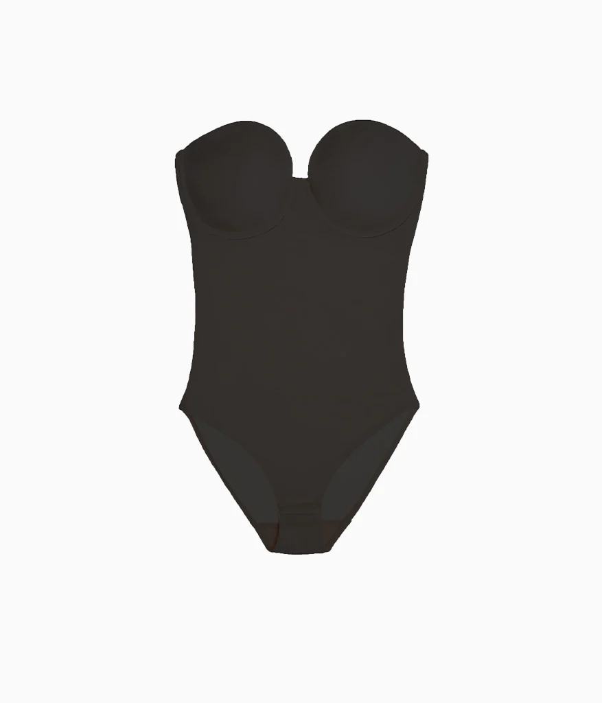 Red Carpet™ Strapless Shaping Body Briefer: Black - Image 4
