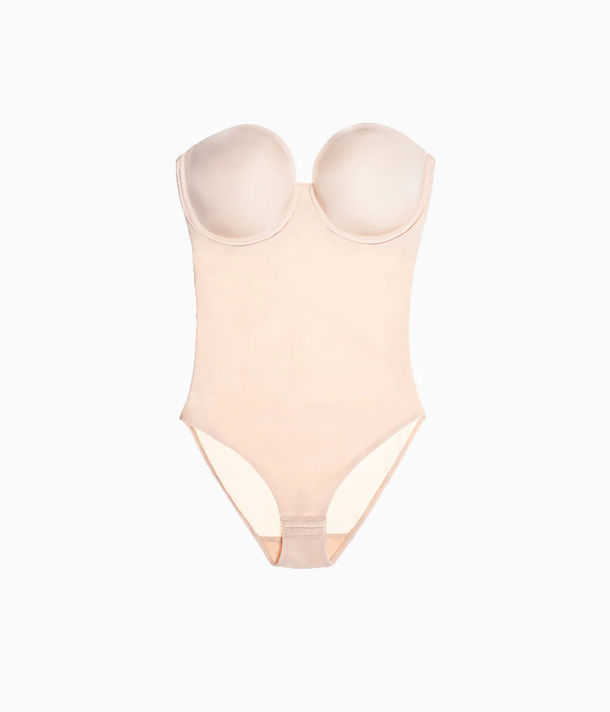 Red Carpet™ Strapless Shaping Body Briefer: Sand - Image 4