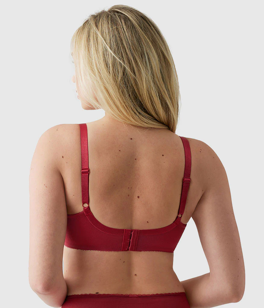 Retro Chic Full Figure Underwire Bra: Regina Red - Image 3