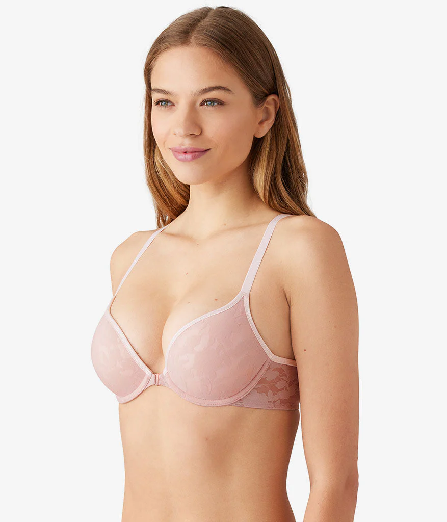 Shadow Scene Front Close Push Up Bra: Blush Pink - Image 2