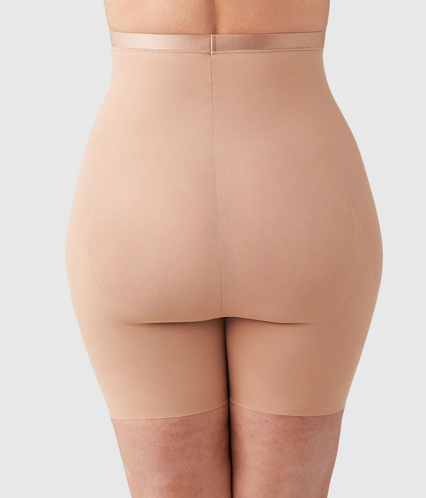 Shape Revelation® Hourglass Hi-Waist Thigh Shaper: Praline - Image 3