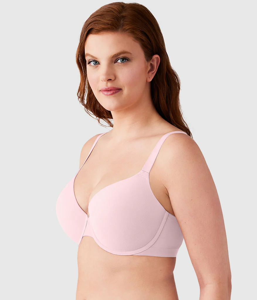 Shape Revelation® Shallow Top Underwire T-Shirt Bra: Ballet Slipper - Image 3