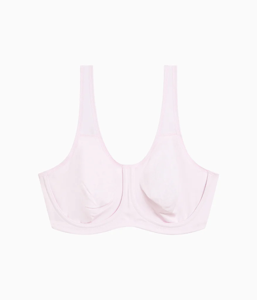 Simone Sport Underwire Bra: Cradle Pink - Image 6