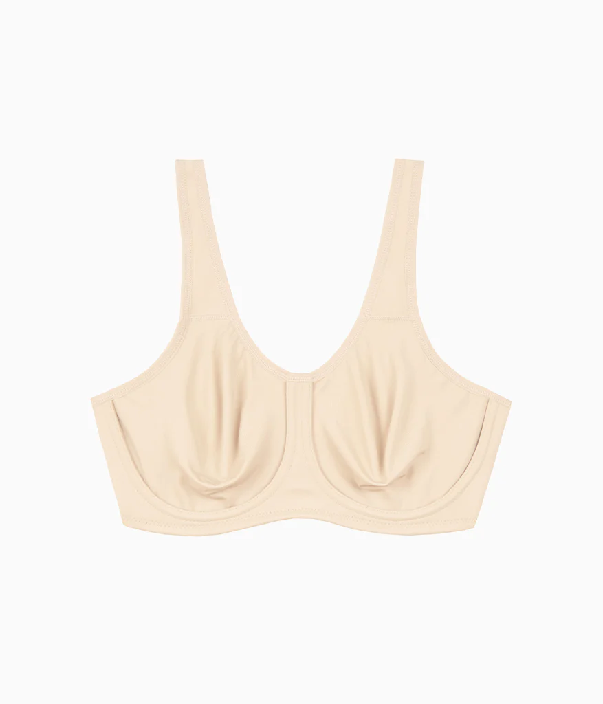 Simone Sport Underwire Bra: Sand - Image 6