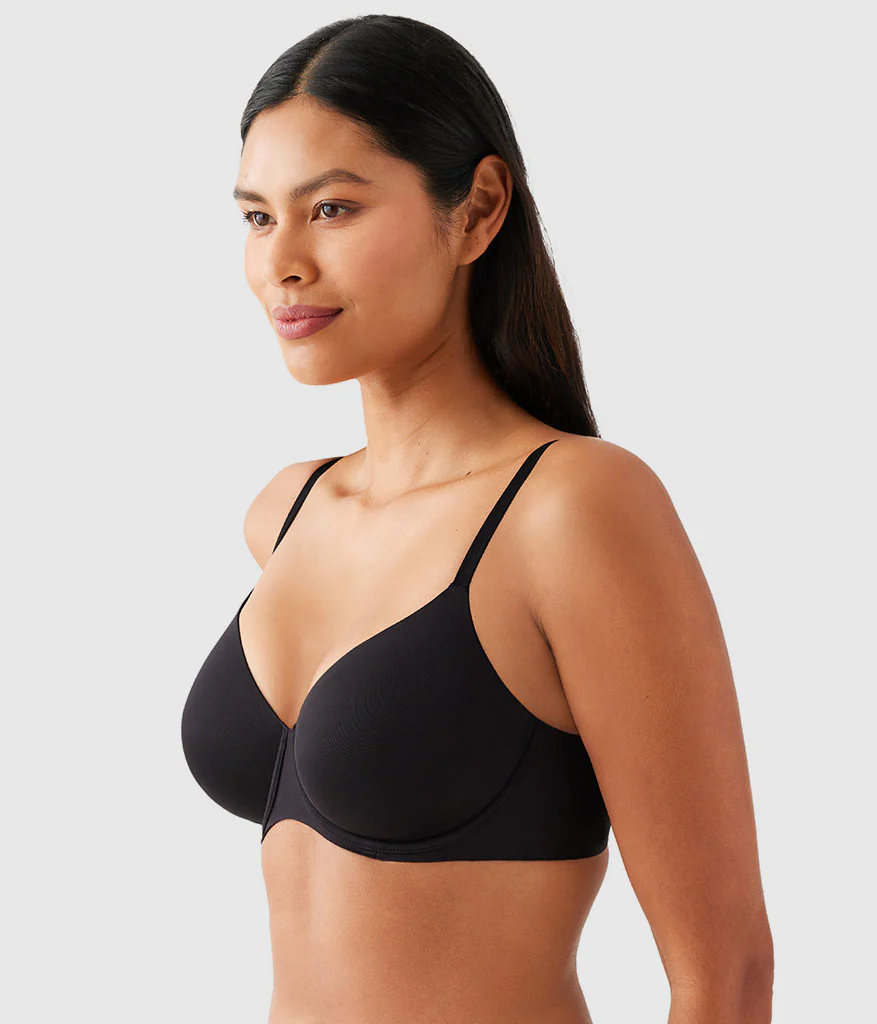 Sleek Standard Underwire Bra: Black - Image 2