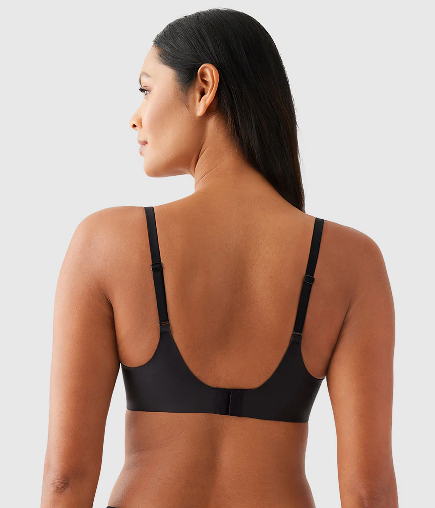 Sleek Standard Underwire Bra: Black - Image 3