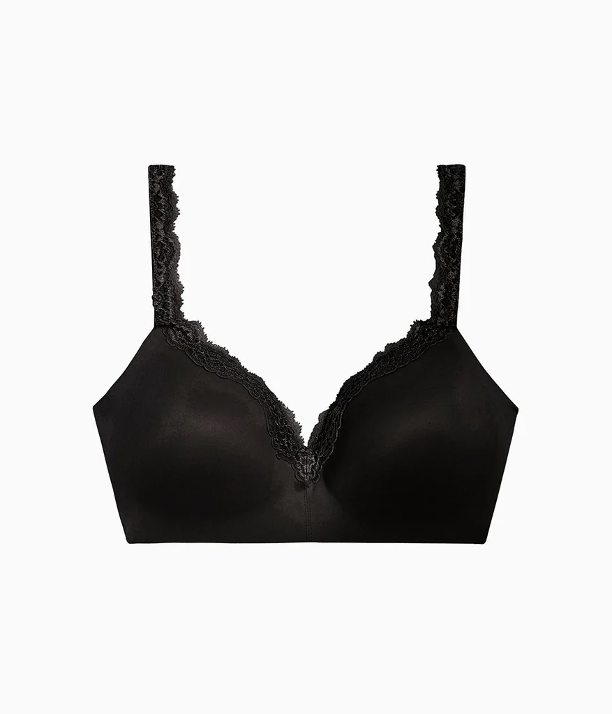Softly Styled Wire Free T-Shirt Bra: Black - Image 5