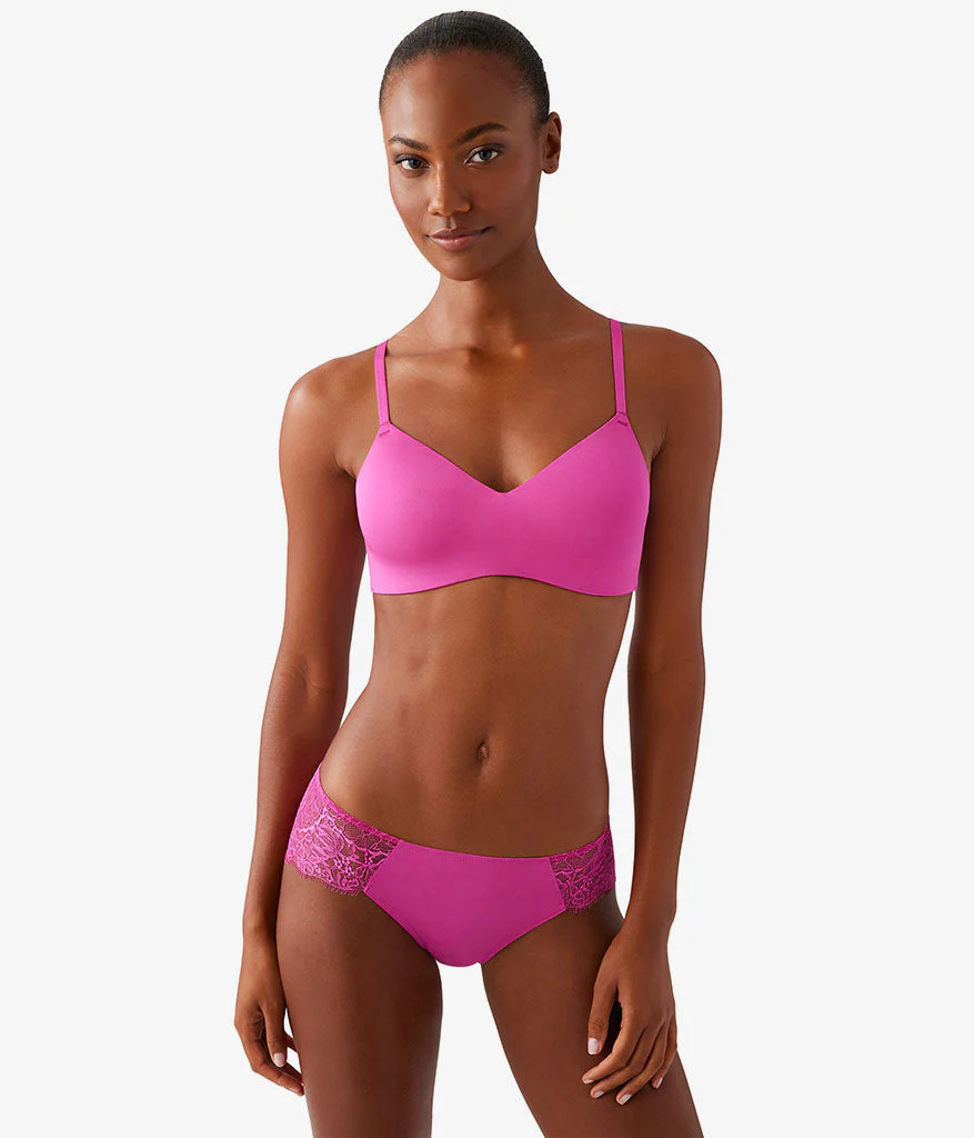 Spotlight Wire Free T-Shirt Bra: Fuchsia Red - Image 4