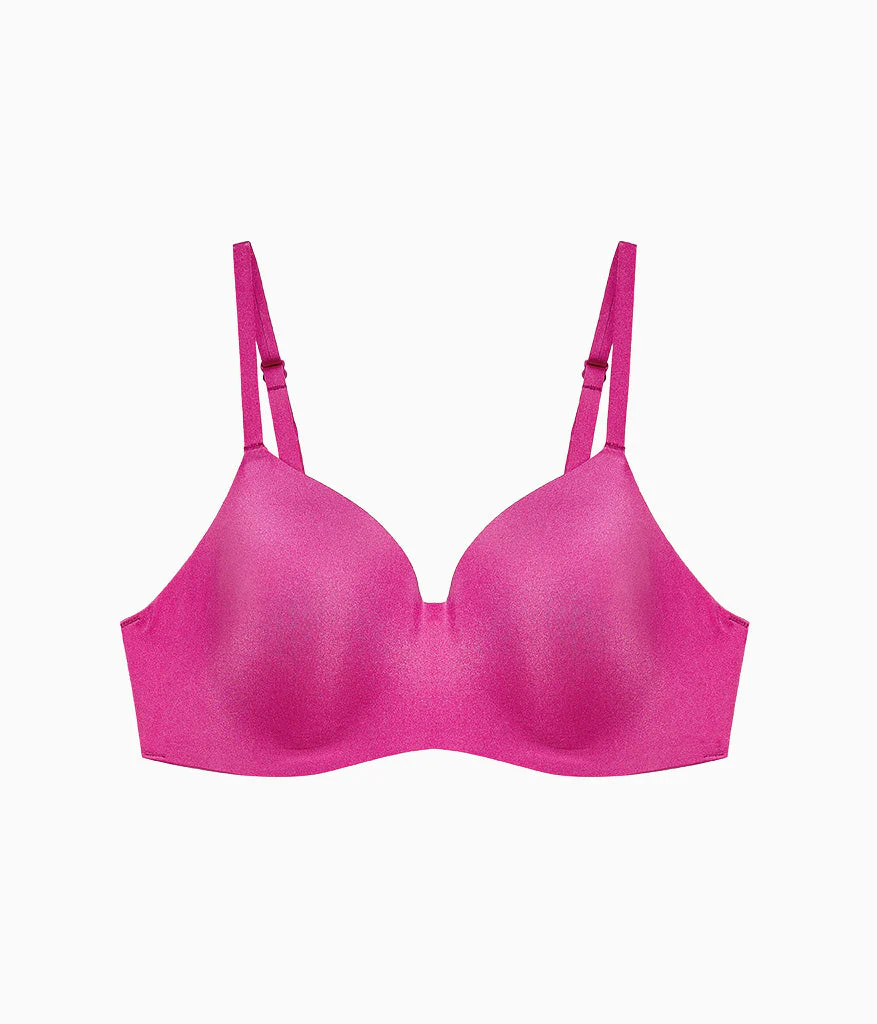 Spotlight Wire Free T-Shirt Bra: Fuchsia Red - Image 5