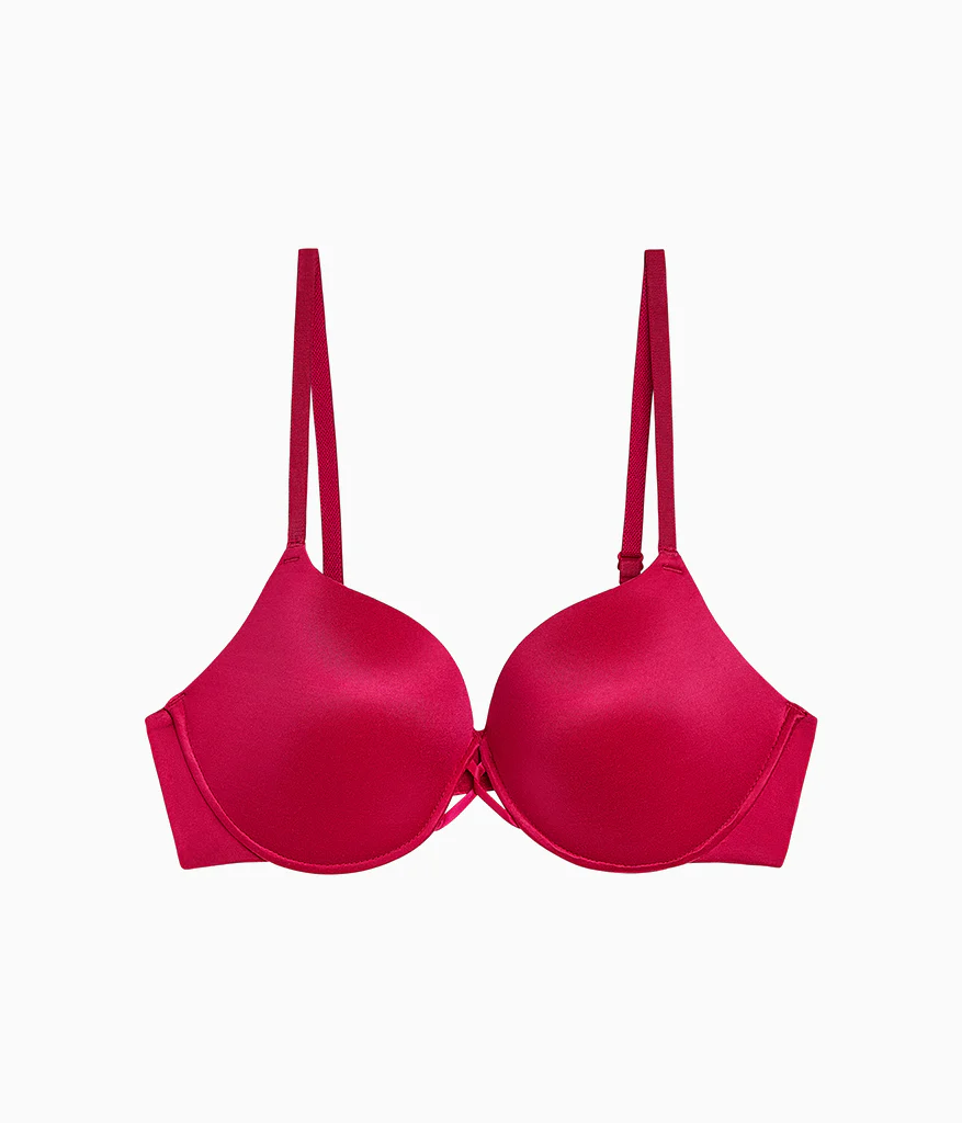 Undercover Plunge T-Shirt Bra: Cerise - Image 4