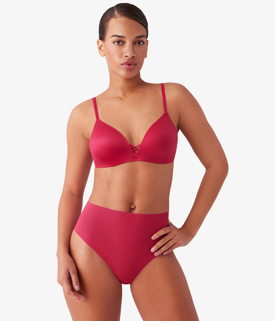 Undercover Wire Free T-Shirt Bra: Cerise - Image 4