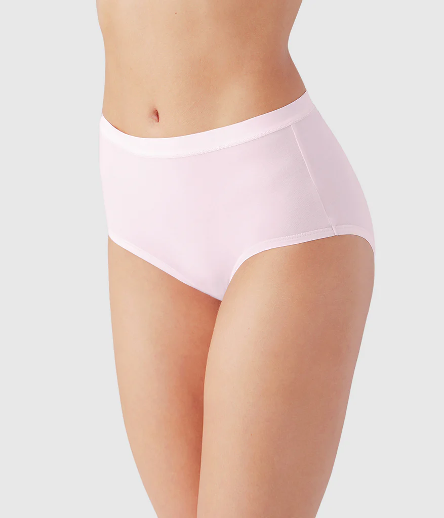 Understated Cotton Brief: Cradle Pink - Image 3