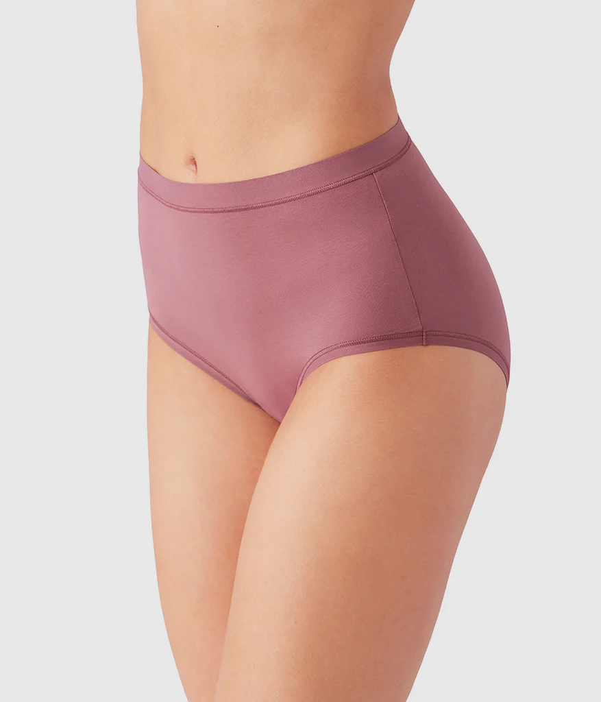 Understated Cotton Brief: Rose Brown - Image 2