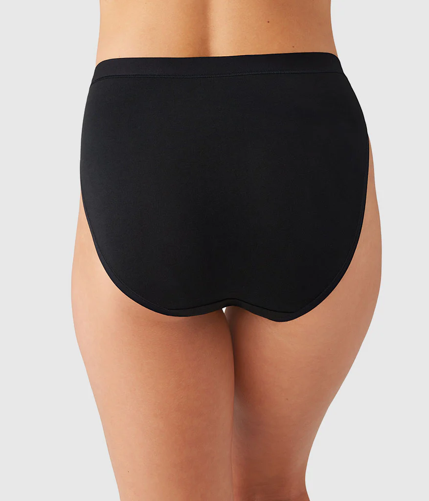 Understated Cotton Hi-Cut: Black - Image 2