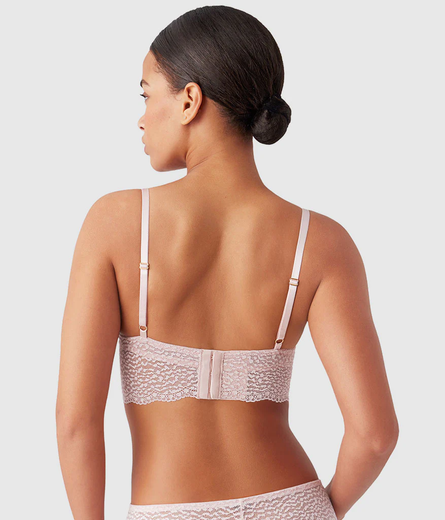 Untamed Demi Longline Bra: Rose Smoke - Image 3