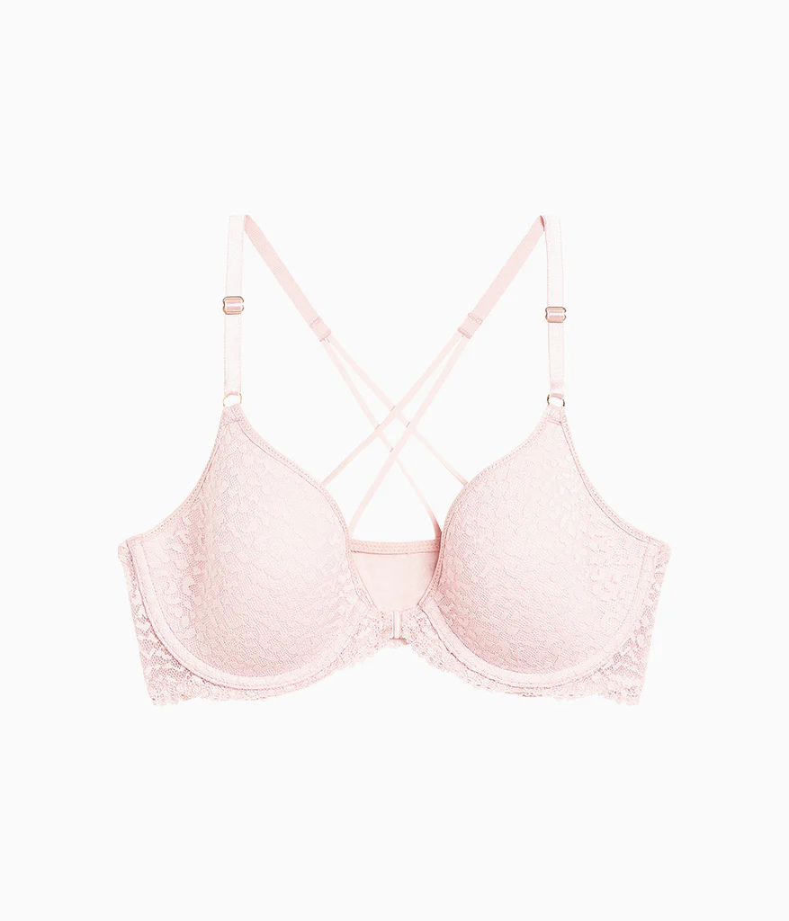Untamed Front Close T-Shirt Bra: Rose Smoke - Image 5