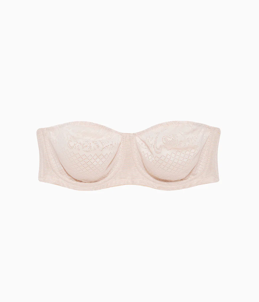 Visual Effects Strapless Minimizer Bra: Sand - Image 4