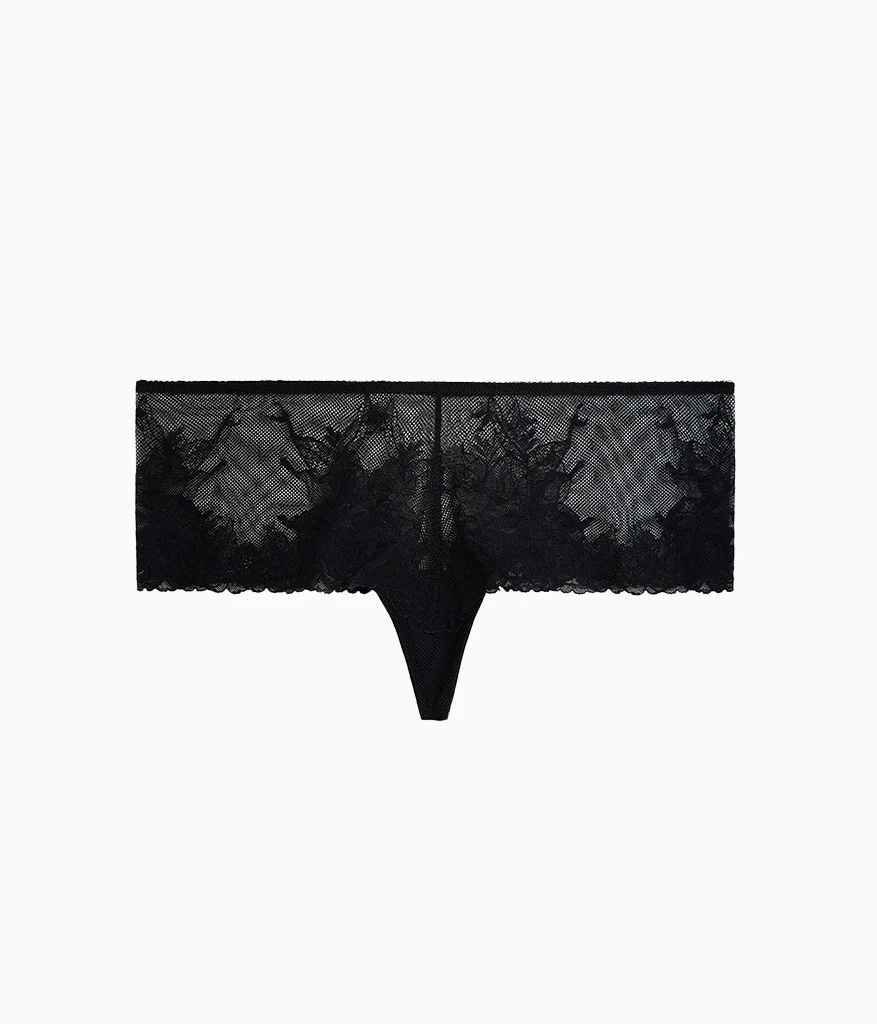 Vivid Attraction Tanga: Black - Image 4