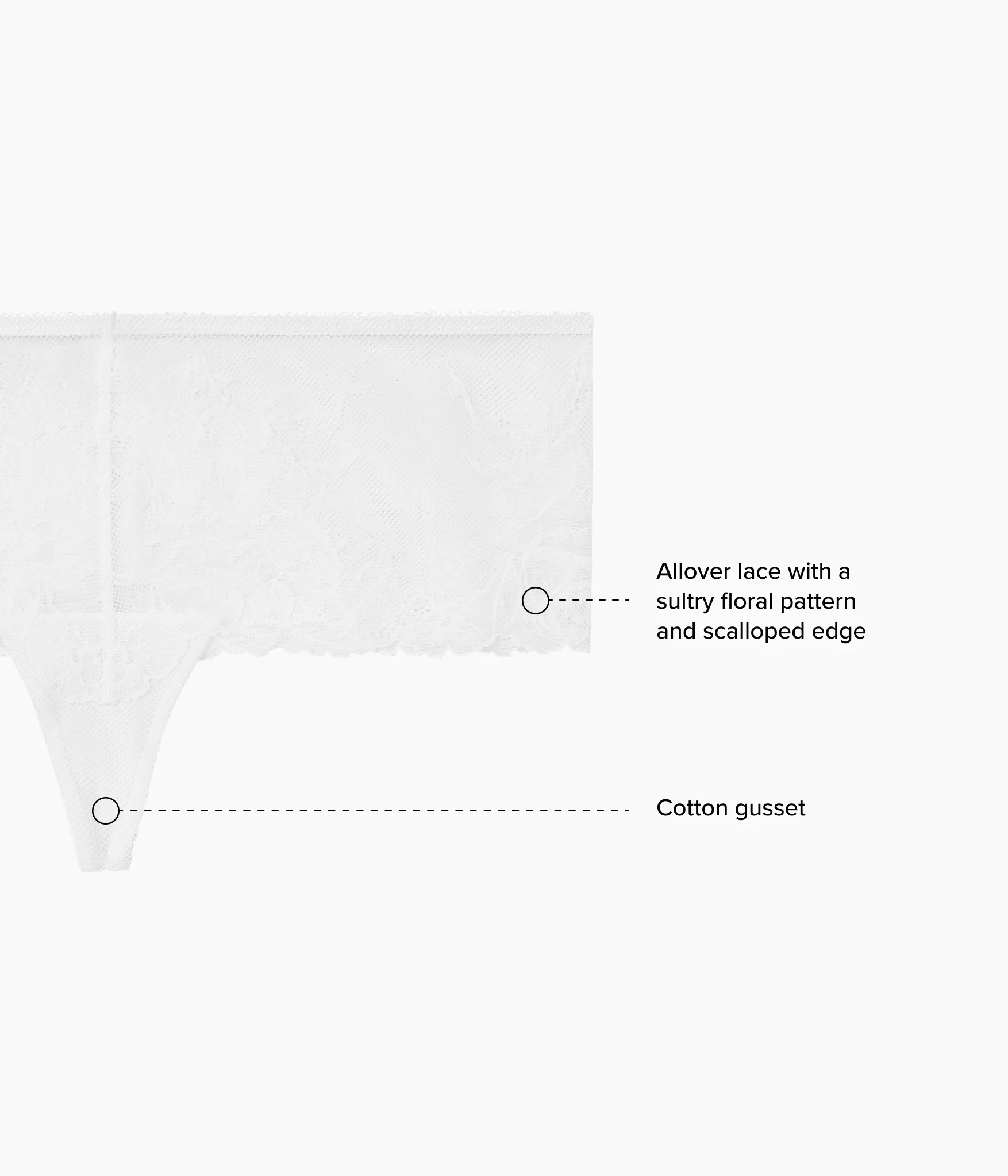 Vivid Attraction Tanga: White - Image 5