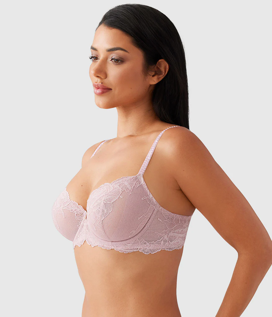 Vivid Attraction Underwire Bra: Woodrose - Image 2